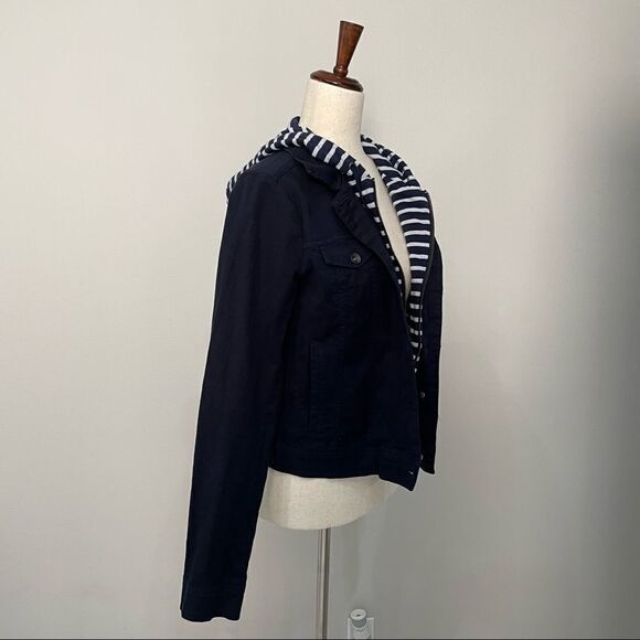 NWT Splendid Corby Twofer Jacket with Stripe Hood Size Medium - Picture 9 of 16